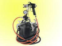 10L paint tank with spray gun