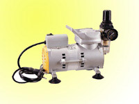Mini.oil-free air compressor with airbrush kit