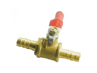 hose-hose end connector with regulating valve