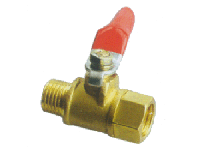 Male-female connector with regulating valve