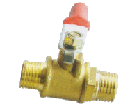 male-male connector with regulating valve