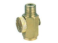 Connector with regulating valve