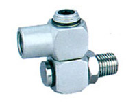 Female / male swivel free connector